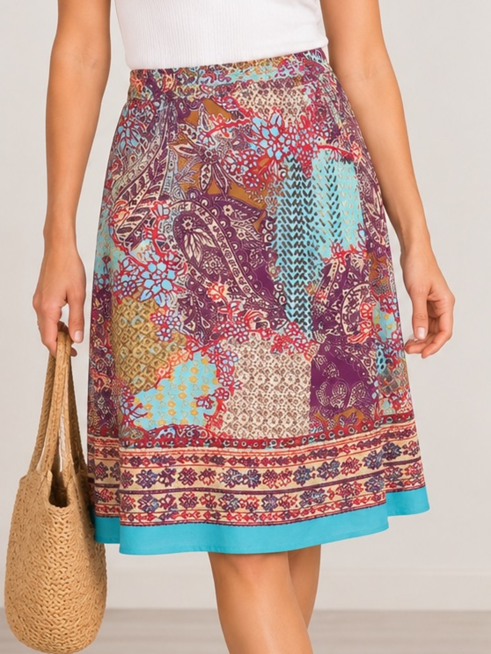 Evan Picone Wrap skirt